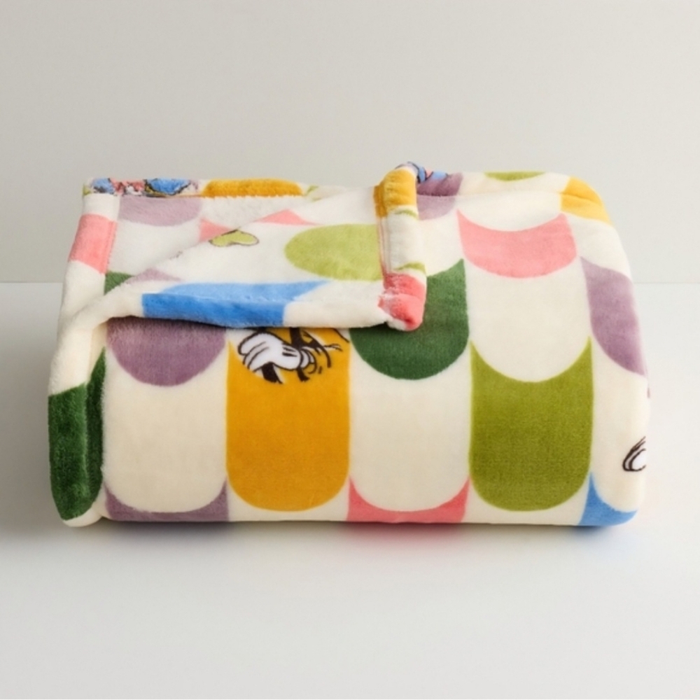 Disney's Mickey & Friends Soft Oversized Faux Fur Throw - 5 ft x 6 ft